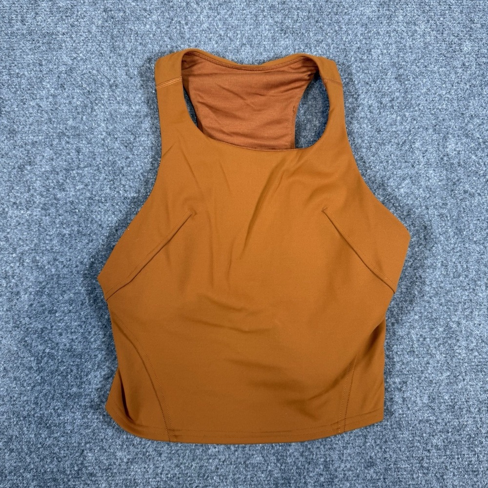 Lululemon Tank Top Womens 0 Butternut Brown Invigorate Training Athletic Yoga